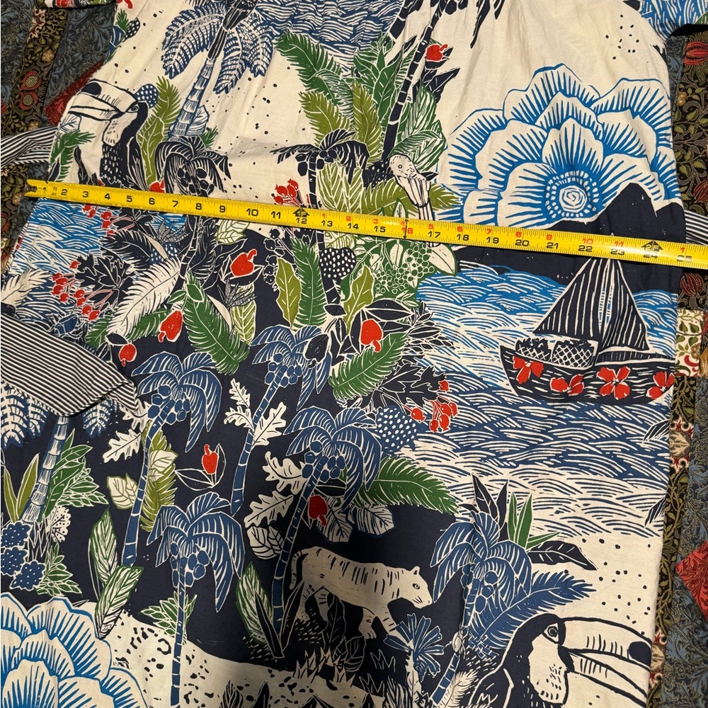 FARM Rio Multicolor Printed Maxi Dress with Navy Accents - Picture 12 of 13